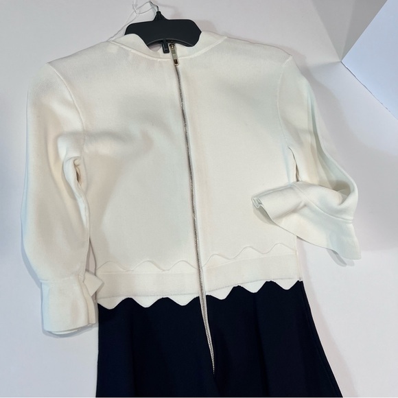 Ted Baker Lauron Scalloped Knit Fit & Flare Dress New - Picture 4 of 6